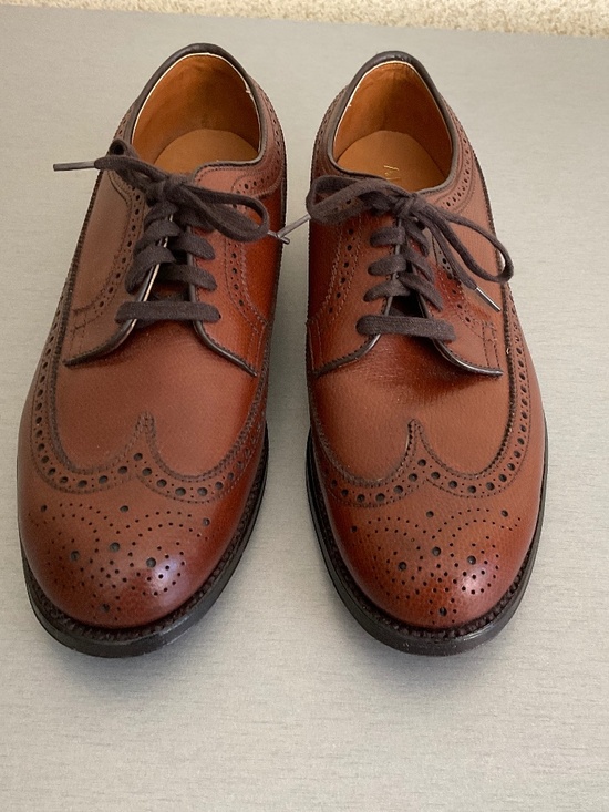 Alden new brown leather shoes main image 7